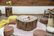 Elementi Manchester Concrete Gas Fire Table 42" - Multiple Colors Available Fire Pit Table Elementi   