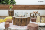 Elementi Manchester Concrete Gas Fire Table 42" - Multiple Colors Available Fire Pit Table Elementi   
