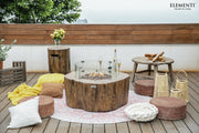 Elementi Manchester Concrete Gas Fire Table 42" - Multiple Colors Available Fire Pit Table Elementi   