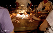 Elementi Lafite Barrel Gas Fire Table Fire Pit Table Elementi   