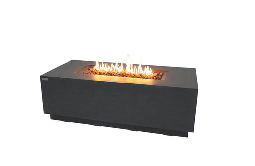 Elementi Andes Concrete Gas Fire Table 66" - Multiple Colors Available Fire Pit Table Elementi Dark Gray  
