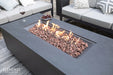 Elementi Andes Concrete Gas Fire Table 66" - Multiple Colors Available Fire Pit Table Elementi   