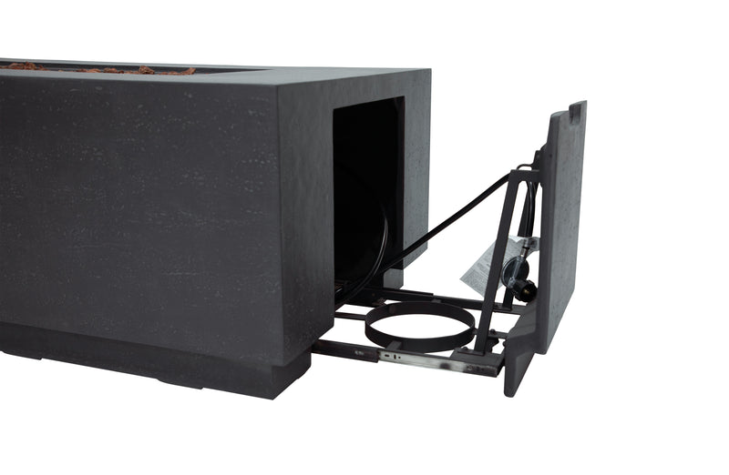Elementi Andes Concrete Gas Fire Table 66" - Multiple Colors Available Fire Pit Table Elementi   