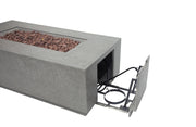 Elementi Andes Concrete Gas Fire Table 66" - Multiple Colors Available Fire Pit Table Elementi   