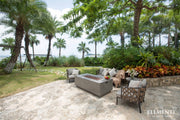 Elementi Andes Concrete Gas Fire Table 66" - Multiple Colors Available Fire Pit Table Elementi   