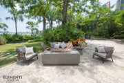 Elementi Andes Concrete Gas Fire Table 66" - Multiple Colors Available Fire Pit Table Elementi   