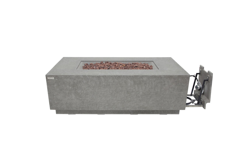 Elementi Andes Concrete Gas Fire Table 66" - Multiple Colors Available Fire Pit Table Elementi   