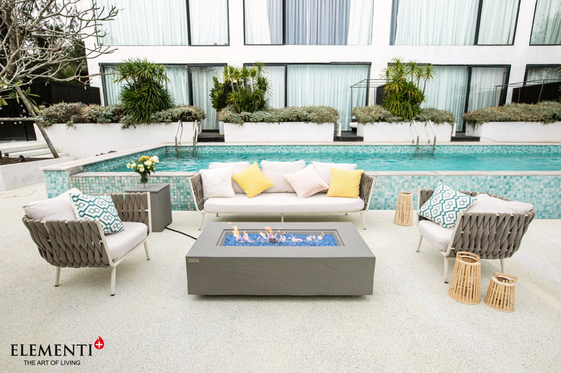 Elementi Plus Meteora Gas Fire Table 56" Fire Pit Table Elementi   