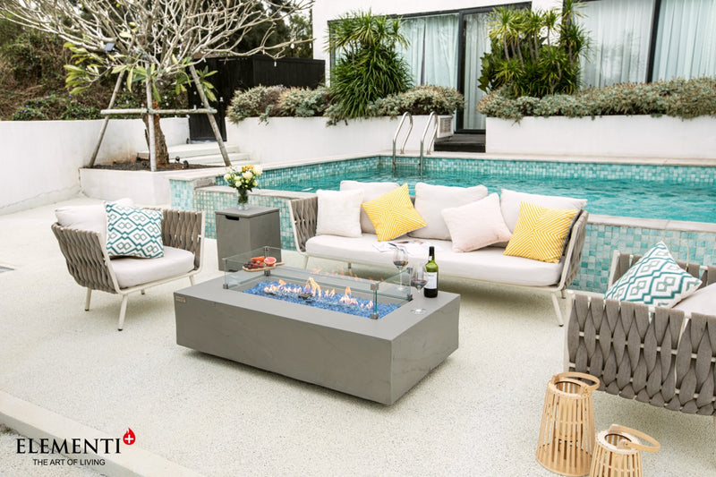 Elementi Plus Meteora Gas Fire Table 56" Fire Pit Table Elementi   