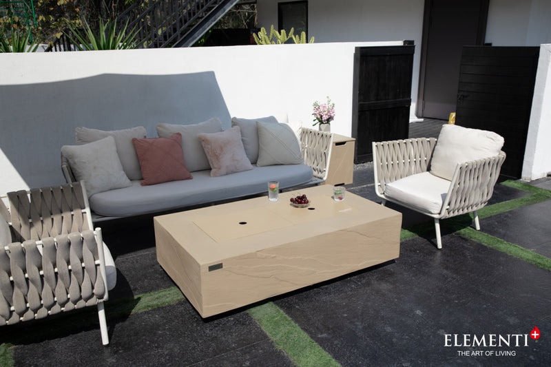 Elementi Plus Colorado Gas Fire Table 56" Fire Pit Table Elementi   