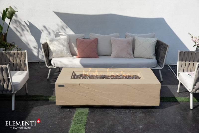 Elementi Plus Colorado Gas Fire Table 56" Fire Pit Table Elementi   