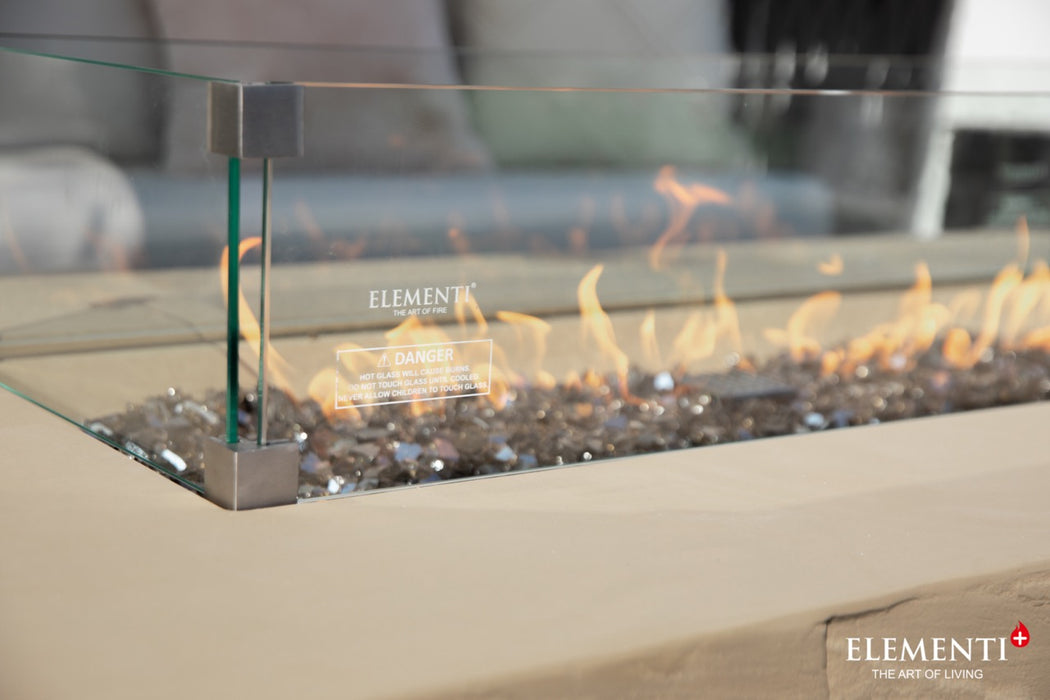 Elementi Plus Colorado Gas Fire Table 56" Fire Pit Table Elementi   