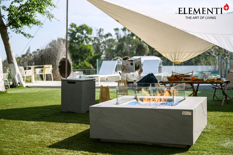 Elementi Plus Capertee Gas Fire Table 40" Fire Pit Table Elementi   