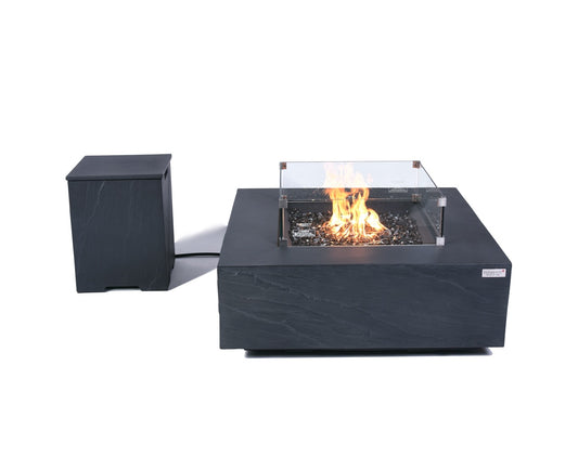 Elementi Plus Roraima Gas Fire Table 40" Fire Pit Table Elementi   