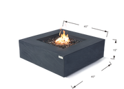 Elementi Plus Roraima Gas Fire Table 40" Fire Pit Table Elementi   