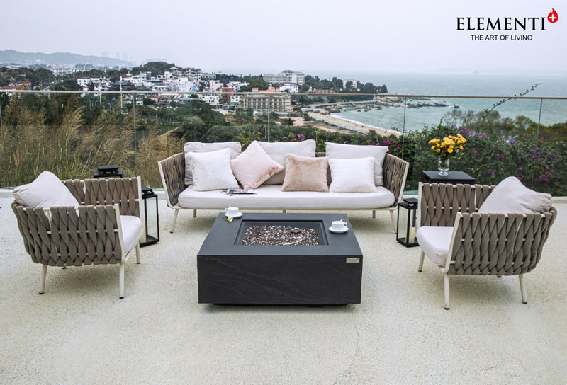 Elementi Plus Roraima Gas Fire Table 40" Fire Pit Table Elementi   