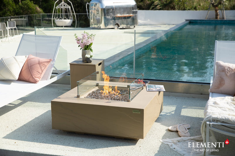 Elementi Plus Uluru Gas Fire Table 40" Fire Pit Table Elementi   