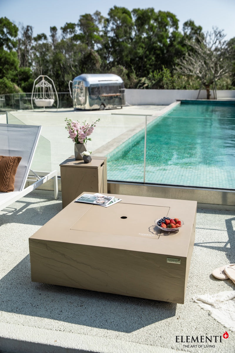 Elementi Plus Uluru Gas Fire Table 40" Fire Pit Table Elementi   