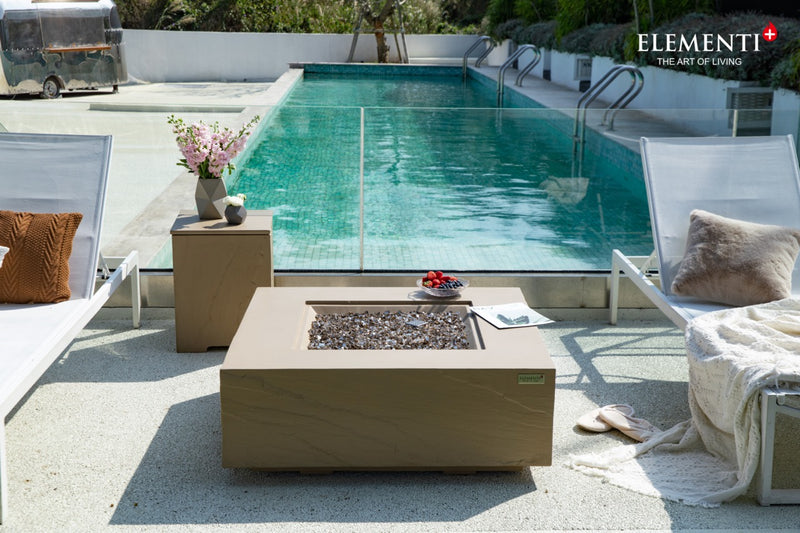 Elementi Plus Uluru Gas Fire Table 40" Fire Pit Table Elementi   