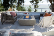 Elementi Plus Victoria Gas Fire Table 40" Fire Pit Table Elementi   