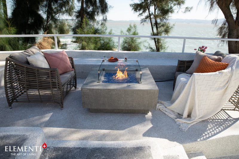Elementi Plus Victoria Gas Fire Table 40" Fire Pit Table Elementi   