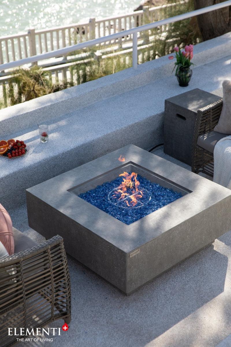 Elementi Plus Victoria Gas Fire Table 40" Fire Pit Table Elementi   