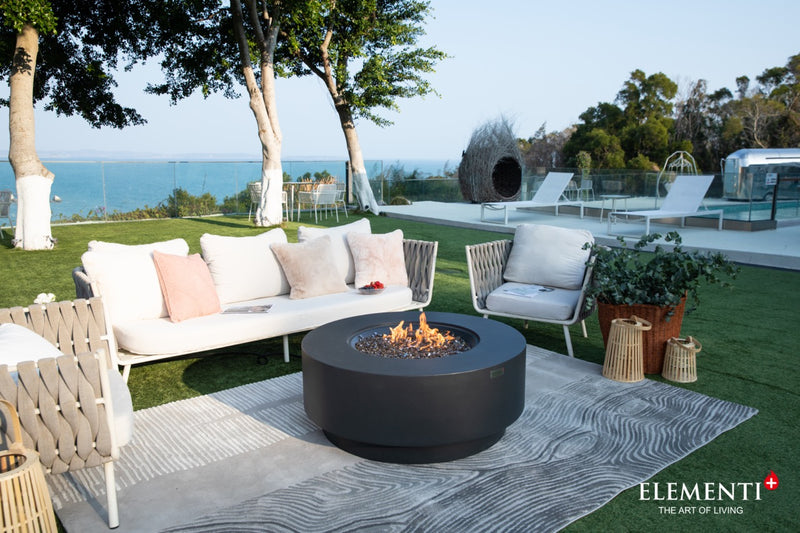 Elementi Plus Nimes Gas Fire Table 41" Fire Pit Table Elementi   