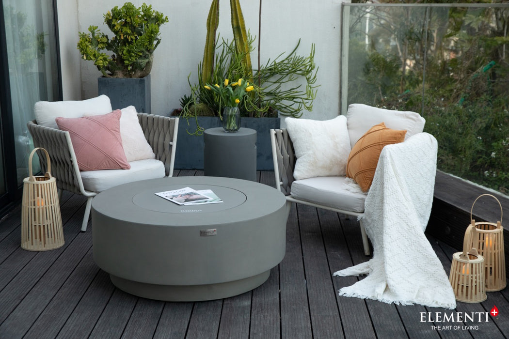 Elementi Plus Colosseo Gas Fire Table 41" Fire Pit Table Elementi   