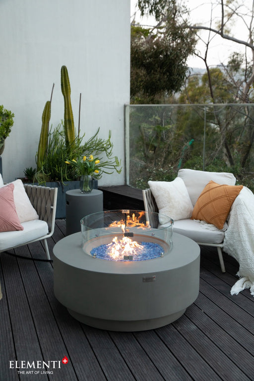 Elementi Plus Colosseo Gas Fire Table 41" Fire Pit Table Elementi   