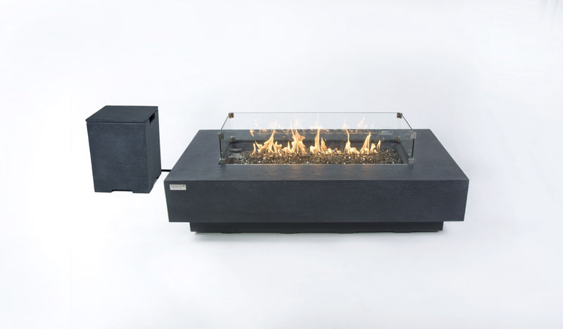 Elementi Plus Positano Gas Fire Table 60" Fire Pit Table Elementi   