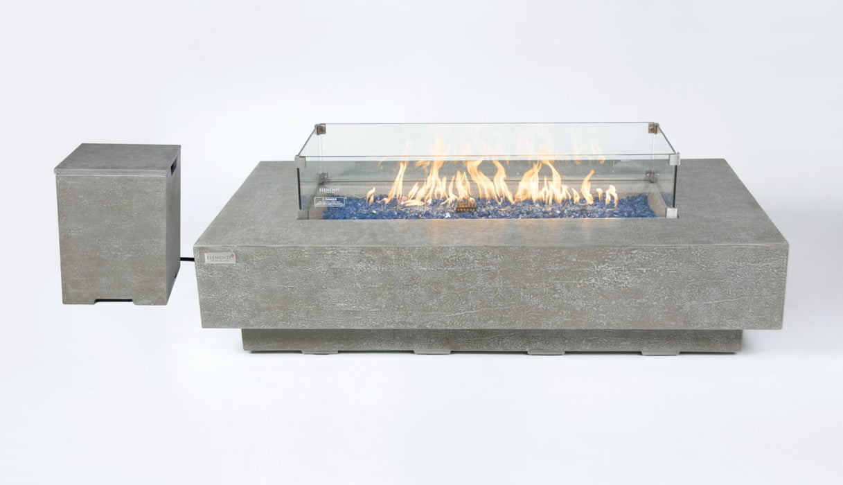 Elementi Plus Riviera Gas Fire Table 60" Fire Pit Table Elementi   