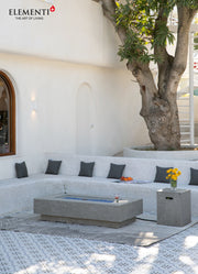 Elementi Plus Riviera Gas Fire Table 60" Fire Pit Table Elementi   