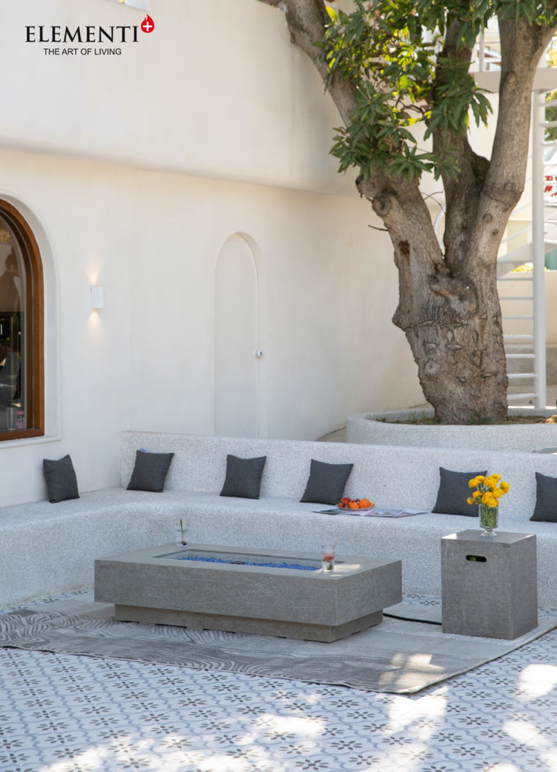 Elementi Plus Riviera Gas Fire Table 60" Fire Pit Table Elementi   