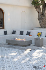 Elementi Plus Riviera Gas Fire Table 60" Fire Pit Table Elementi   