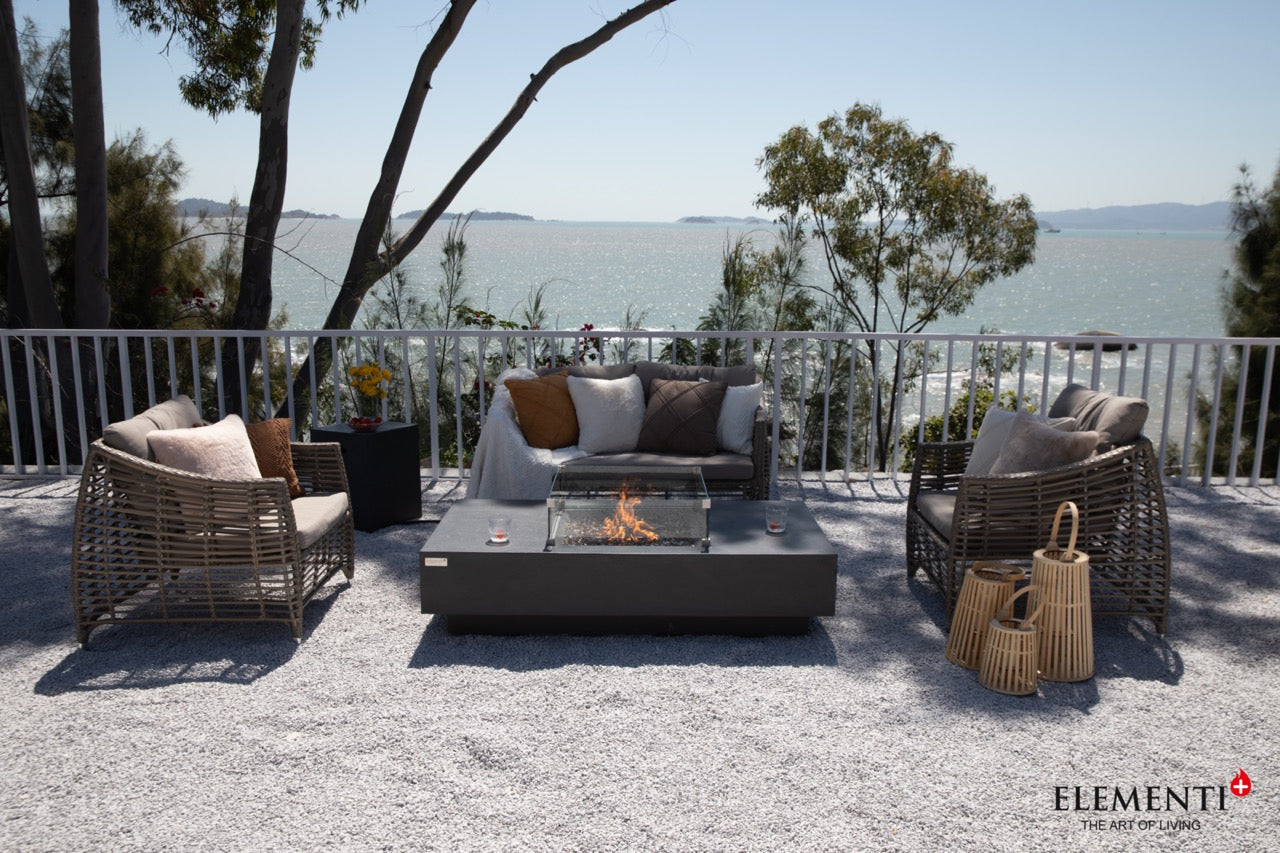 Elementi Plus Cannes Gas Fire Table 60" Fire Pit Table Elementi   