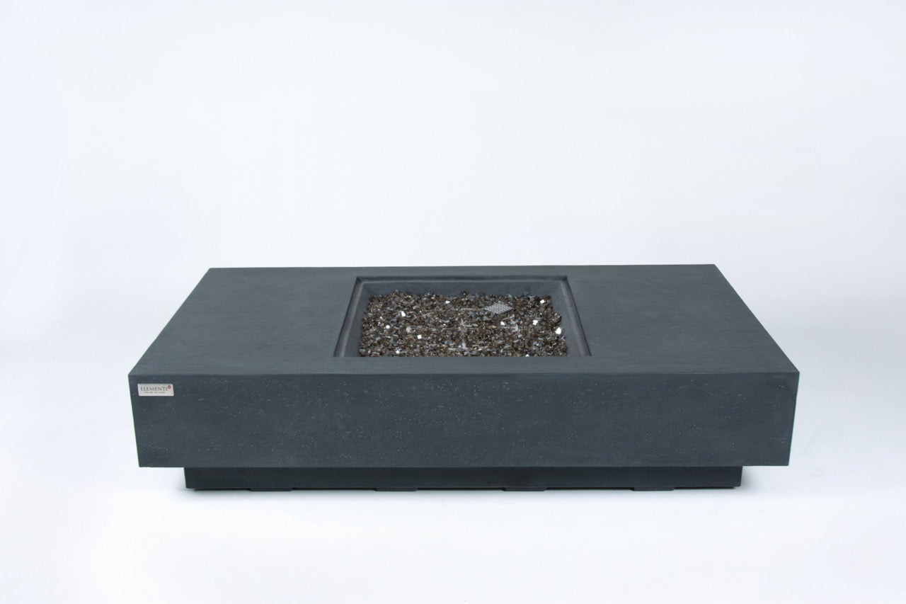 Elementi Plus Cannes Gas Fire Table 60" Fire Pit Table Elementi   