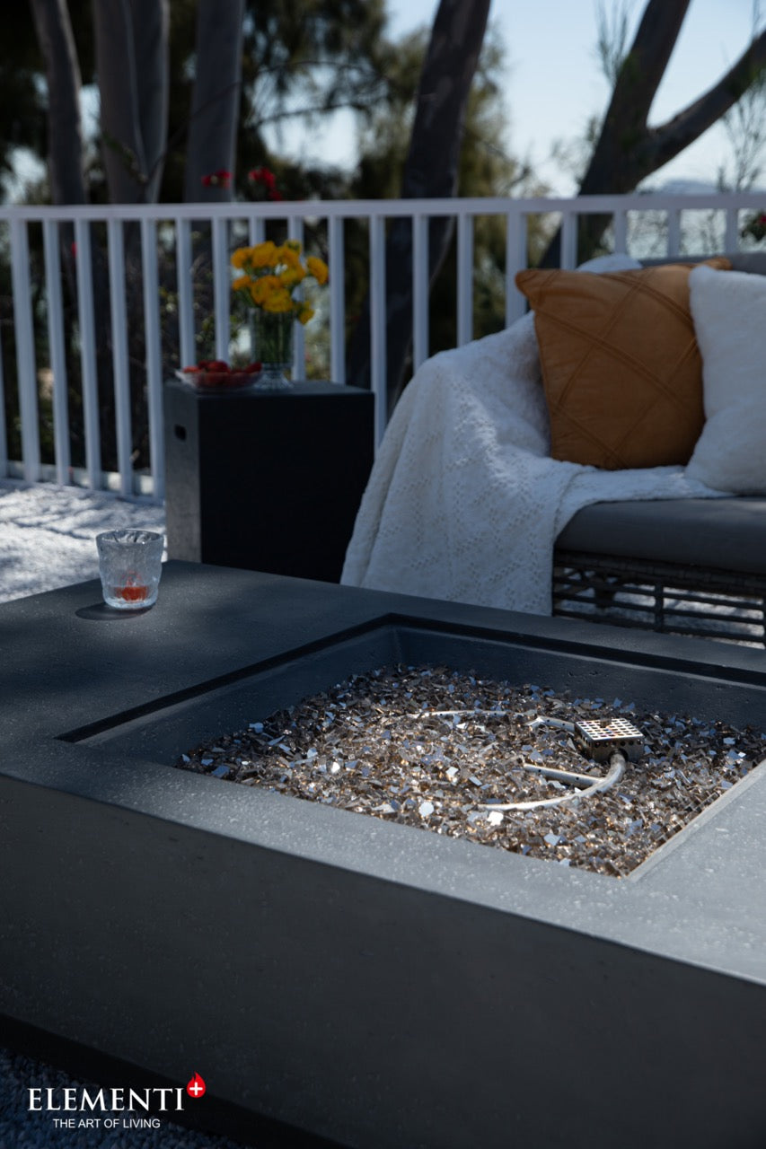 Elementi Plus Cannes Gas Fire Table 60" Fire Pit Table Elementi   