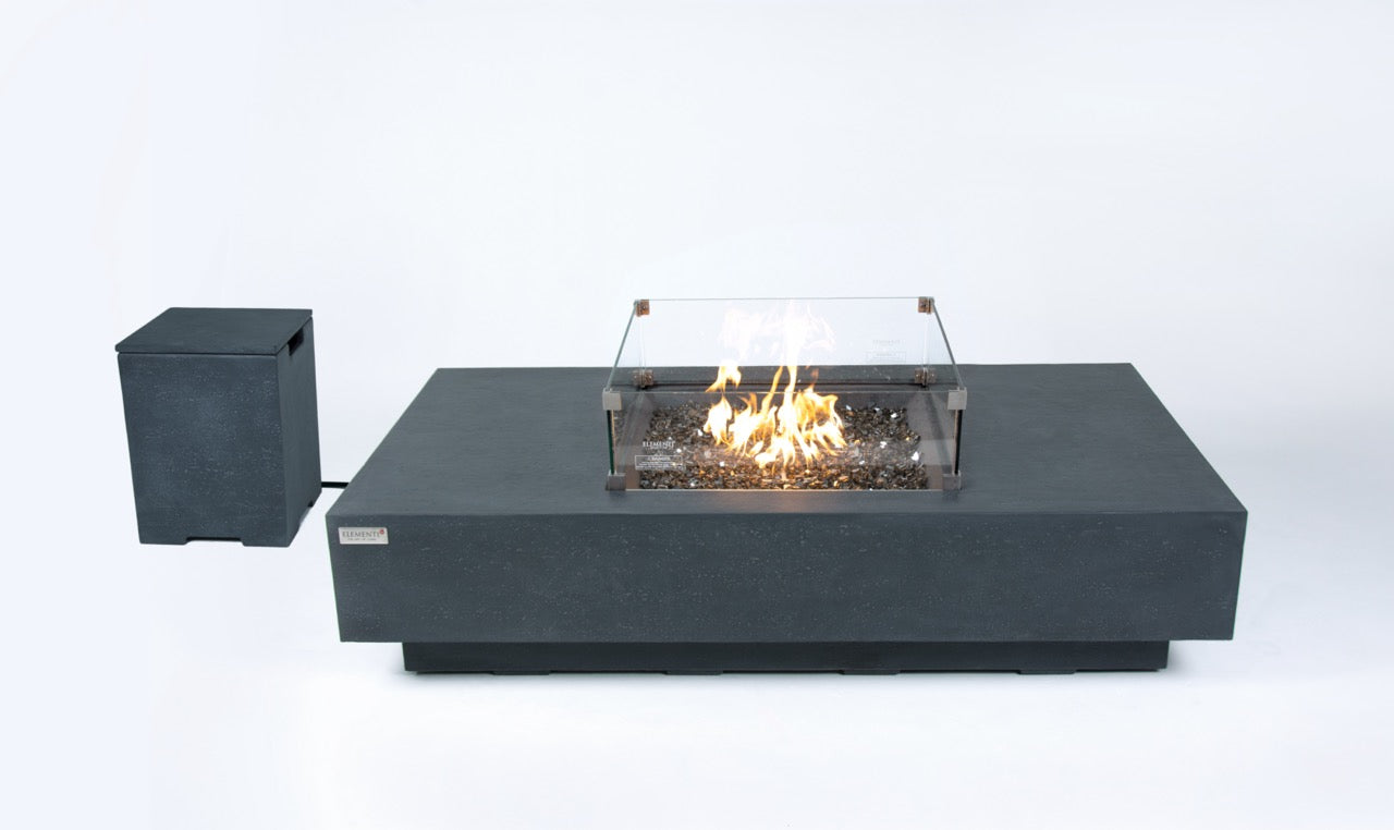 Elementi Plus Cannes Gas Fire Table 60" Fire Pit Table Elementi   