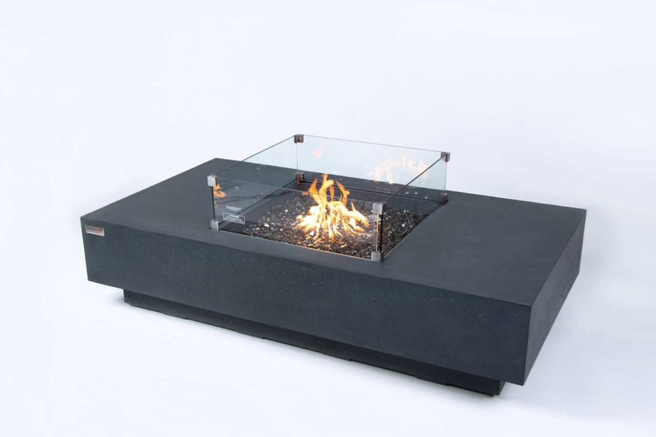 Elementi Plus Cannes Gas Fire Table 60" Fire Pit Table Elementi   