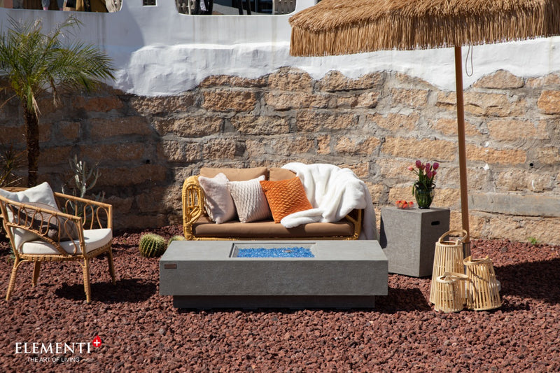 Elementi Plus Monte Carlo Gas Fire Table 60" Fire Pit Table Elementi   