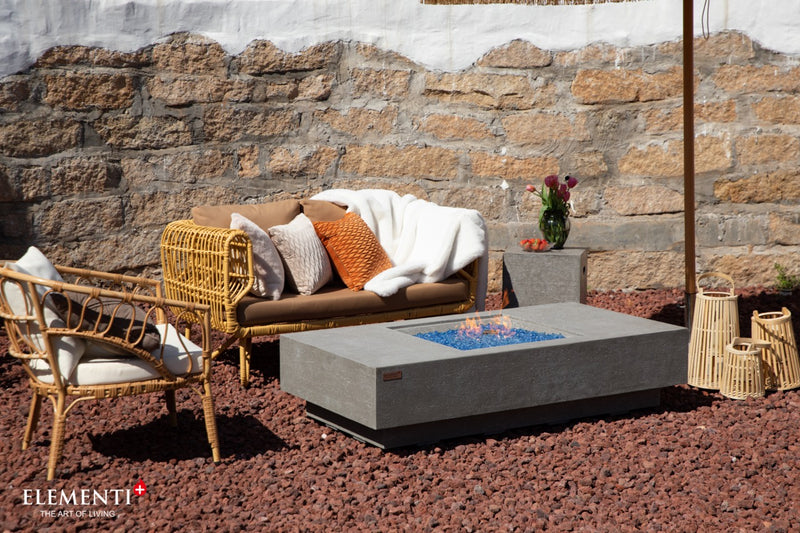 Elementi Plus Monte Carlo Gas Fire Table 60" Fire Pit Table Elementi   