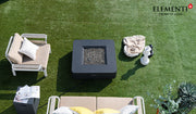 Elementi Plus Bergamo Gas Fire Table 42" Fire Pit Table Elementi   