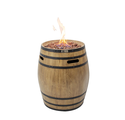 Elementi Napa Barrel Fire Pit 31" Fire Pit Table Elementi Propane  