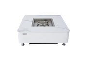 Elementi Plus Annecy Marble Porcelain Gas Fire Table 42" Fire Pit Table Elementi   