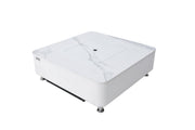 Elementi Plus Annecy Marble Porcelain Gas Fire Table 42" Fire Pit Table Elementi   