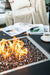 Elementi Plus Sofia Marble Porcelain Gas Fire Table 39" Fire Pit Table Elementi   