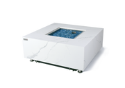 Elementi Plus Bianco Marble Porcelain Gas Fire Table 40" Fire Pit Table Elementi   