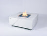 Elementi Plus Bianco Marble Porcelain Gas Fire Table 40" Fire Pit Table Elementi Natural Gas  
