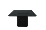 Elementi Plus Brugge Marble Porcelain Gas Dining Height Fire Table 46" Fire Pit Table Elementi   