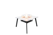 Elementi Plus Helsinki Marble Porcelain Gas Fire Table 47" Fire Pit Table Elementi   